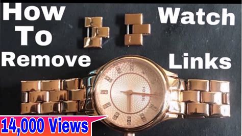 how to remove links from a watch without tool|youtube watch link removal.